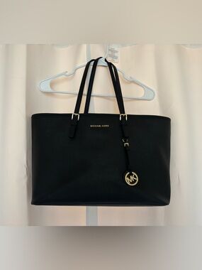 Michael Kors Quinn large tote bag in black